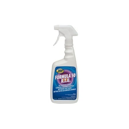 Zep® Formula 50 R.T.U. All Purpose Cleaner, Quart Bottle, 12 Quarts/Case